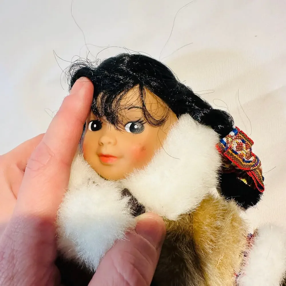 NWT Vintage Alaskan Friends Indigenous Inuit Doll
